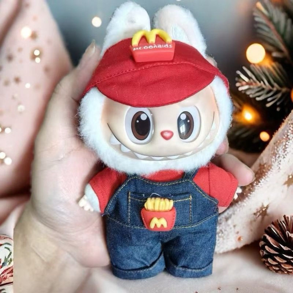 McDonald's Red and Blue Bunny Plush